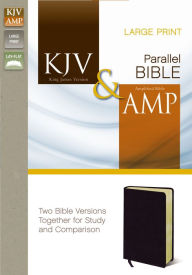 KJV/Amplified Side-by-Side Bible L/P Black - Zondervan